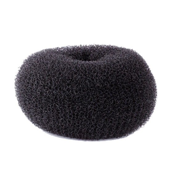 Relleno moño donut super grande negro 12 cm